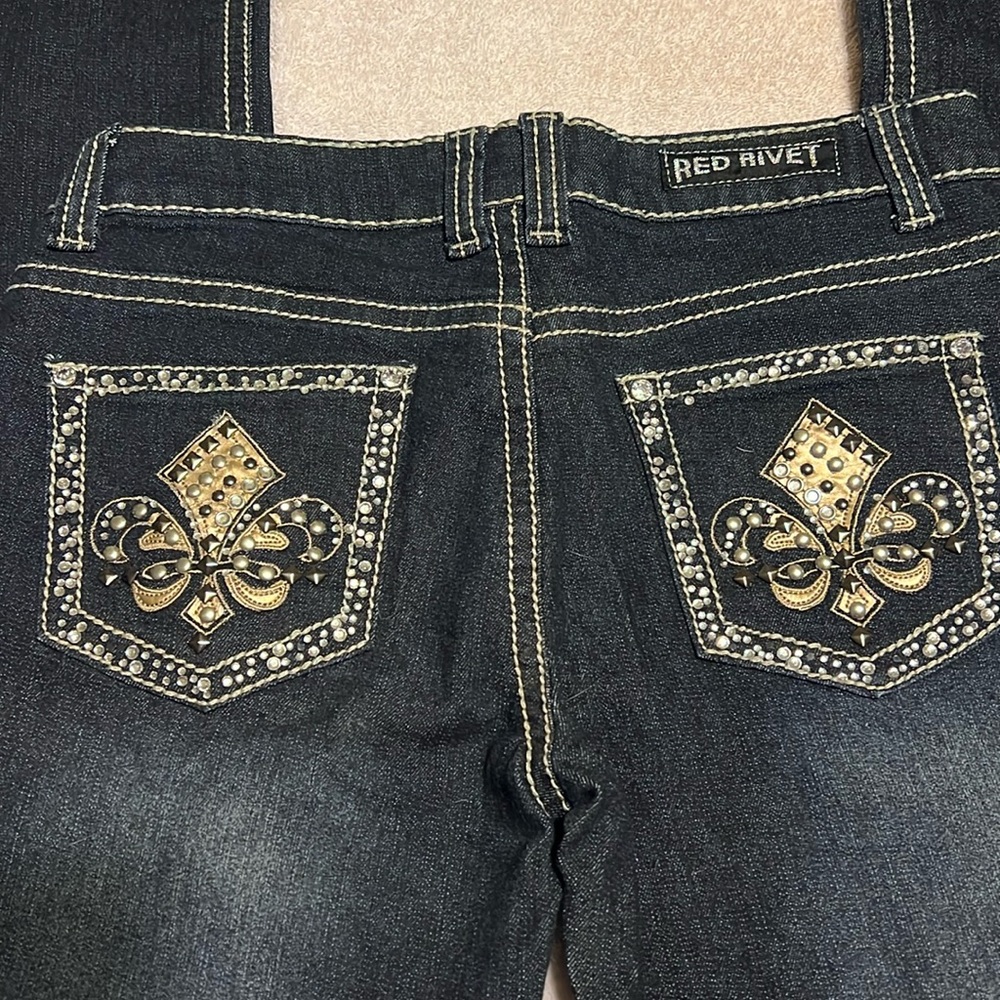 Red Rivet jeans